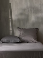 Простыня 1.5-спальная SL Home Tencel, 160×235 см, серая, тенсель - Фото 6