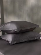 Простыня на резинке евро SL Home Tencel, 200×200+30 см, серая, тенсель - Фото 5