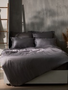 Простыня на резинке евро SL Home Tencel, 200×200+30 см, серая, тенсель - Фото 7