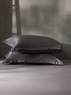 Наволочка SL Home Tencel, 50×70+3 см, серая, тенсель, эвкалиптовое волокно 100% - Фото 5