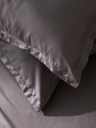 Наволочка SL Home Tencel, 50×70+3 см, серая, тенсель, эвкалиптовое волокно 100% - Фото 6