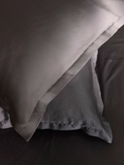 Наволочка SL Home Tencel, 70×70+3 см, серая, тенсель, эвкалиптовое волокно 100% - Фото 6