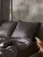 Наволочка SL Home Tencel, 70×70+3 см, серая, тенсель, эвкалиптовое волокно 100% - Фото 8