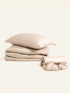 Пододеяльник евро SL Home Tencel, 200×220 см, бежевый, тенсель - Фото 11