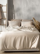 Простыня 1.5-спальная SL Home Tencel, 160×235 см, бежевая, тенсель - Фото 5