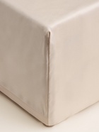 Простыня на резинке 2-спальная SL Home Tencel, 180×200+30 см, бежевая, тенсель - Фото 9