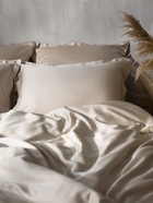 Наволочка SL Home Tencel, 50×70+3 см, бежевая, тенсель, эвкалиптовое волокно 100% - Фото 5