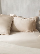 Наволочка SL Home Tencel, 70×70+3 см, бежевая, тенсель, эвкалиптовое волокно 100% - Фото 4