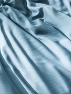 Пододеяльник 1.5-спальный SL Home, 150×220 см, серо-голубой, тенсель - Фото 7