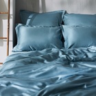 Пододеяльник евро SL Home Tencel, 200×220 см, серо-голубой, тенсель - Фото 1