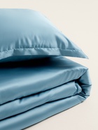 Наволочка SL Home Tencel, 70×70+3 см, серо-голубая, тенсель, эвкалиптовое волокно 100% - Фото 11