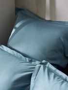 Наволочка SL Home Tencel, 70×70+3 см, серо-голубая, тенсель, эвкалиптовое волокно 100% - Фото 8
