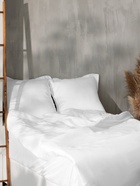 Пододеяльник 1.5-спальный SL Home, 150×220 см, белый, тенсель - Фото 7