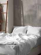 Простыня евро SL Home Tencel, 235×260 см, белая, тенсель - Фото 5