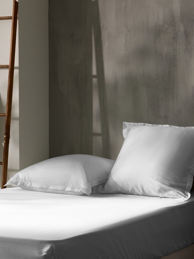Простыня евро-макси SL Home Tencel, 235×280 см, тенсель, белая