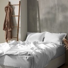 Простыня на резинке SL Home Tencel 140*200+30 см , цв. белый 10285337 - фото 12599346