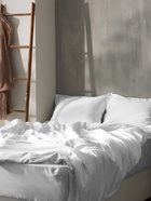 Простыня на резинке 1.5-спальная SL Home Tencel, 160×200+30 см, белая, тенсель - Фото 4