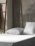 Простыня на резинке 1.5-спальная SL Home Tencel, 160×200+30 см, белая, тенсель - Фото 7