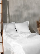 Простыня на резинке евро SL Home Tencel, 200×200+30 см, белая, тенсель - Фото 5