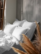 Наволочка SL Home Tencel, 50×70+3 см, белая, тенсель, эвкалиптовое волокно 100% - Фото 6