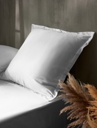 Наволочка SL Home Tencel, 70×70+3 см, белая, тенсель, эвкалиптовое волокно 100% - Фото 4