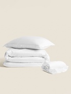 Наволочка SL Home Tencel, 70×70+3 см, белая, тенсель, эвкалиптовое волокно 100% - Фото 9