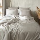 Пододеяльник 1.5-спальный SL Home, 150×220 см, светло-серый, тенсель - Фото 1