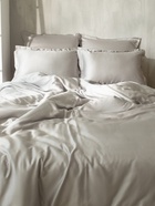 Пододеяльник евро SL Home Tencel, 200×220 см, тенсель, светло-серый - Фото 4