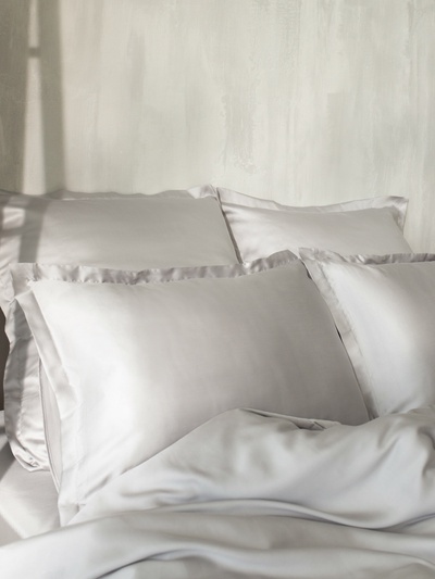 Простыня евро SL Home Tencel, 235×260 см, тенсель, светло-серая