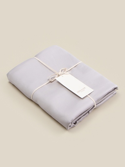 Простыня евро SL Home Tencel, 235×260 см, тенсель, светло-серая