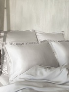 Простыня евро-макси SL Home Tencel, 235×280 см, светло-серая, тенсель - Фото 5