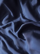 Пододеяльник 2-спальный SL Home Tencel, 180×220 см, синий, тенсель - Фото 11