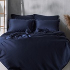 Пододеяльник евро SL Home Tencel, 200×220 см, синий, тенсель - Фото 1