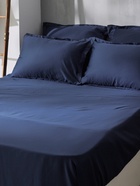 Простыня евро SL Home Tencel, 235×240 см, синяя, тенсель - Фото 4