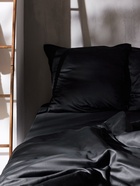 Пододеяльник 2-спальный SL Home Tencel, 180×220 см, чёрный, тенсель - Фото 5