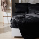 Простыня на резинке SL Home Tencel 160*200+30 см , цв. чёрный 10285382 - фото 72046298