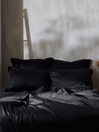 Простыня на резинке 2-спальная SL Home Tencel, 180×200+30 см, чёрная, тенсель - Фото 8