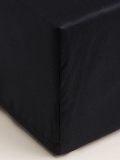 Простыня на резинке евро SL Home Tencel, 200×200+30 см, чёрная, тенсель
