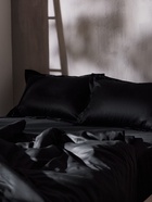 Наволочка SL Home Tencel 70*70+3 см , цв. чёрный 10285386 - фото 14327077
