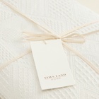 Плед с бахромой SL Home Mosaic, 130×180 см, белый - Фото 13