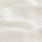 Плед с бахромой SL Home Mosaic, 130×180 см, белый - Фото 10