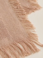 Плед с бахромой SL Home Warm, 130×180 см, бежевый - Фото 11