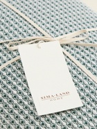 Плед с бахромой SL Home Waffle, 130×180 см, зелёный - Фото 15