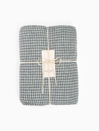 Плед с бахромой SL Home Waffle, 130×180 см, зелёный - Фото 19