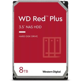 Жесткий диск WD SATA-III 8TB WD80EFZZ Red Plus (5640rpm) 128Mb 3.5"