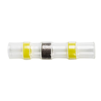 Гильза кабельная изолированная REXANT ПК-т 6.0, термоусаживаемая под пайку L-40 мм 4.0-6.0 мм2, желтая