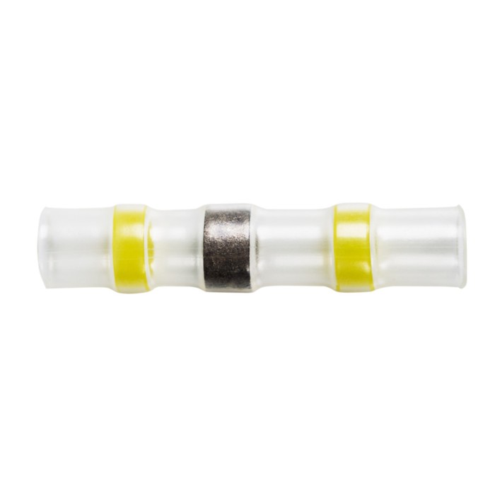 Гильза кабельная изолированная REXANT ПК-т 6.0, термоусаживаемая под пайку L-40 мм 4.0-6.0 мм2, желтая - Фото 1