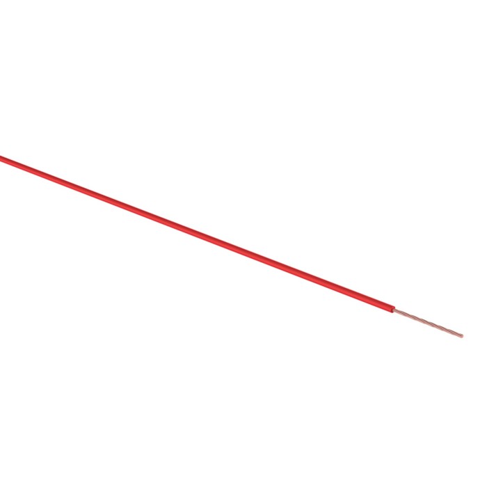 Провод автомобильный REXANT ПГВА/ПВАМ, 1 х 0,75 мм, красный, мини-бухта 10 м - Фото 1