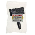 Разветвитель прикуривателя REXANT, 2 гнезда, 1 USB - фото 51526600