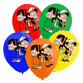 Шар воздушный «Мейбл и Дипер»,12 дюйм, латексный, 25 штук, Гравити Фолз